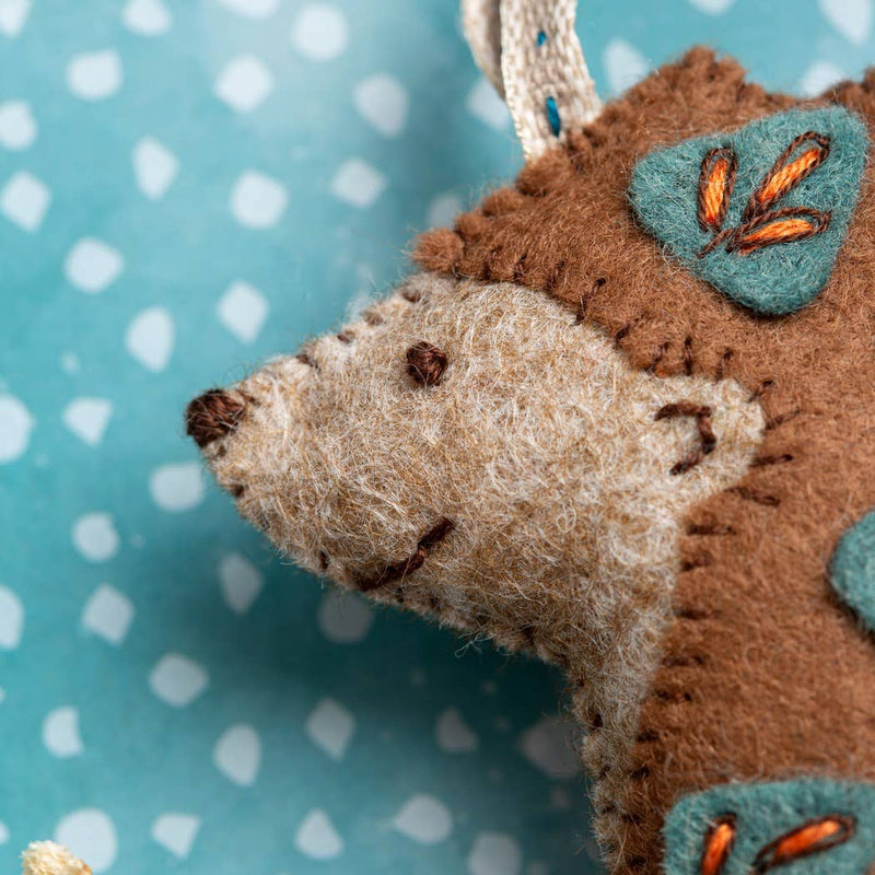 Folk Hedgehog Felt Craft Mini Kit