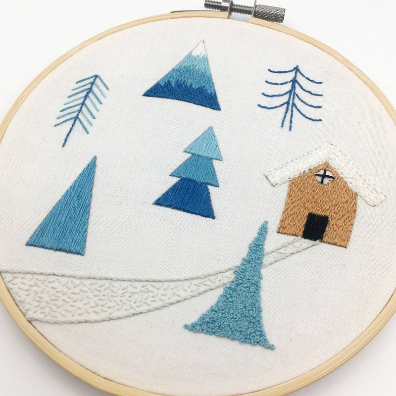 Sampler Style Christmas Embroidery Kit