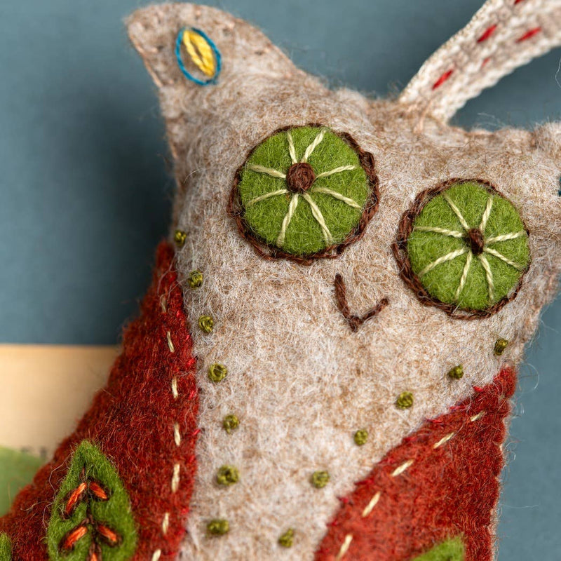 Folk Owl Felt Craft Mini Kit