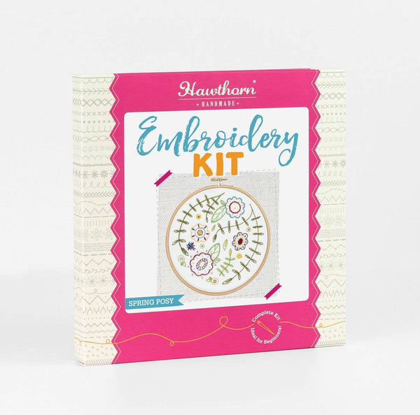 Spring Posy Embroidery Kit | Complete Craft Kit for Beginners