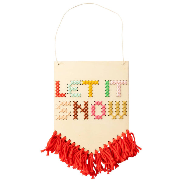 Let It Snow Embroidery Board Kit