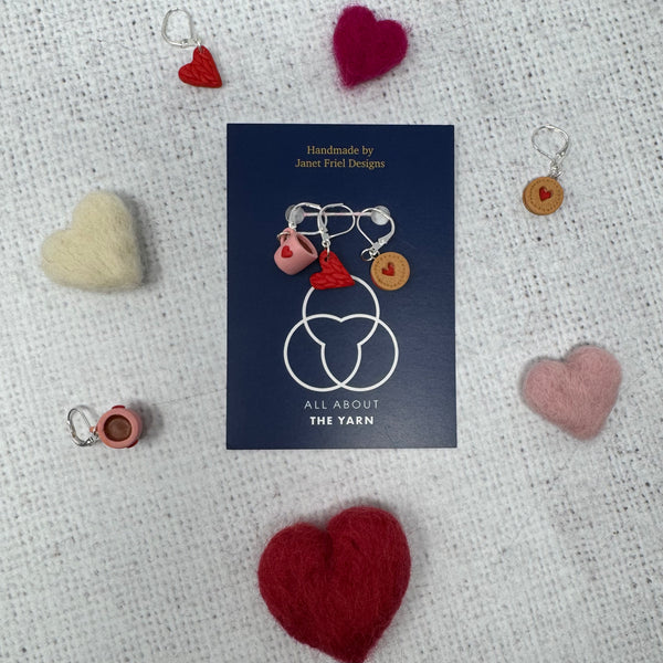 Love in Every Stitch Locking Stitch Markers – Handmade by Janet Friel ❤️