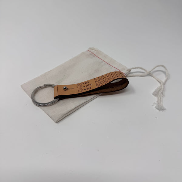 Crossover Industries Leather Key Fobs - Grafting or Brioche Prompts