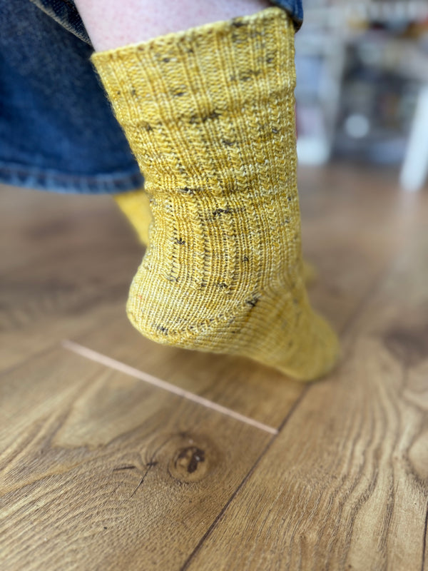 Fresh Shoots Sock Knitting Pattern by Nicky Jerrome