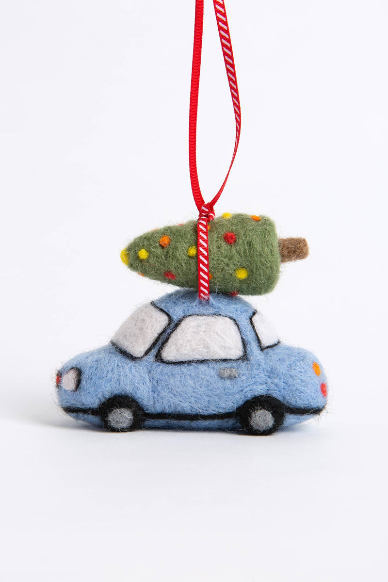 Christmas Car Mini Needle Felting Kit