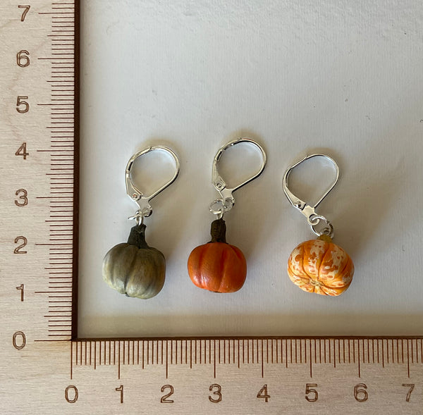 Hand Made Stitch Markers by Janet Friel Designs - Gourds